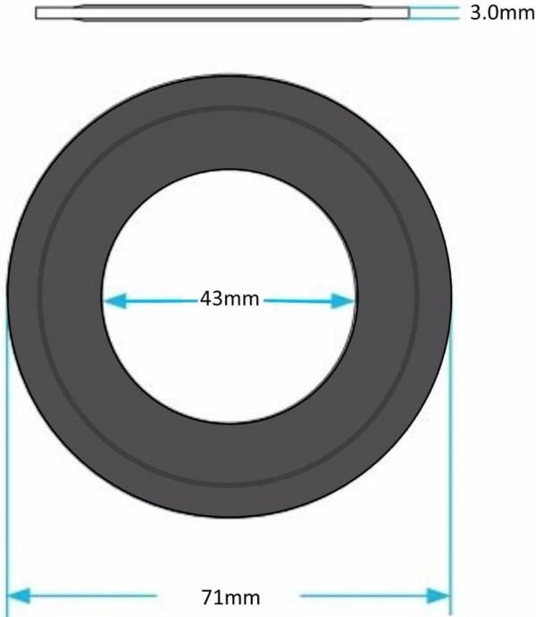 Siamp Optima 49 or 50 Spare Replacement Seal For The flush Valve  34490507 - Image 4