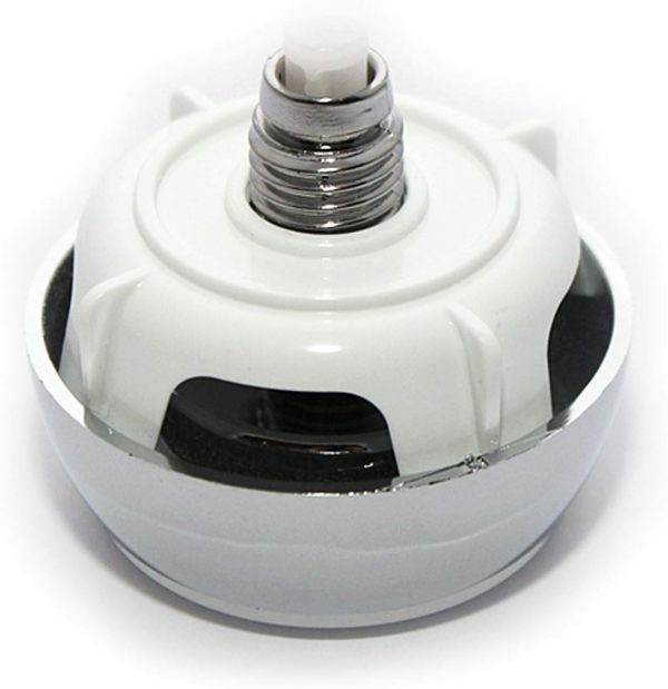 Siamp Optima 50 Toilet Push Button Dual Flush Water Saving Chrome Effect Wickes - Image 2