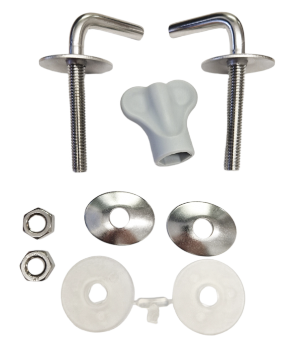 IDEAL STANDARD REPLACEMENT ALTO HALO STAINLESS STEEL TOILET SEAT HINGES E7597AA
