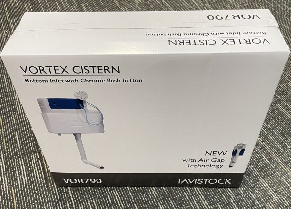 Tavistock Vortex Front & Top Access Concealed Dual Flush WC Toilet Cistern VOR790 - Image 3