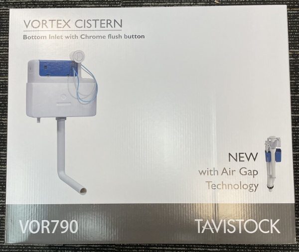 Tavistock Vortex Front & Top Access Concealed Dual Flush WC Toilet Cistern VOR790 - Image 4