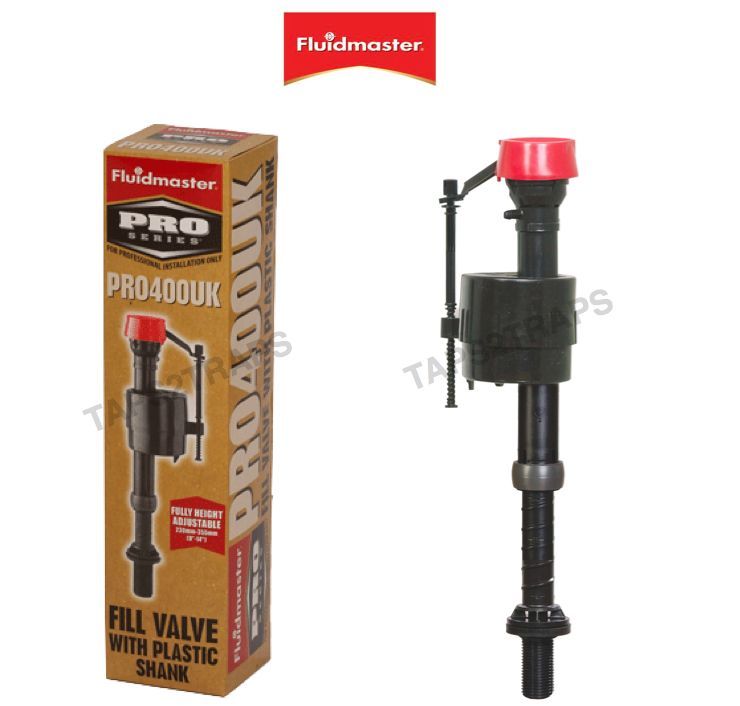 FLUIDMASTER PRO400UK 12 BSP UNIVERSAL BOTTOM ENTRY INLET VALVE QUIET