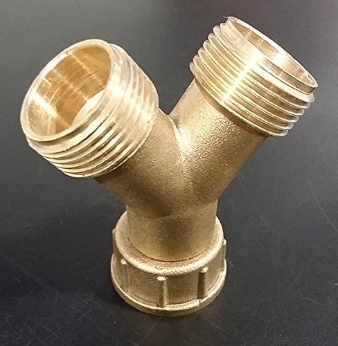 Highly Recommended Over Plastic/PVC YPiece Solid Brass Nickel Plated Washing Machine Y Piece Connector