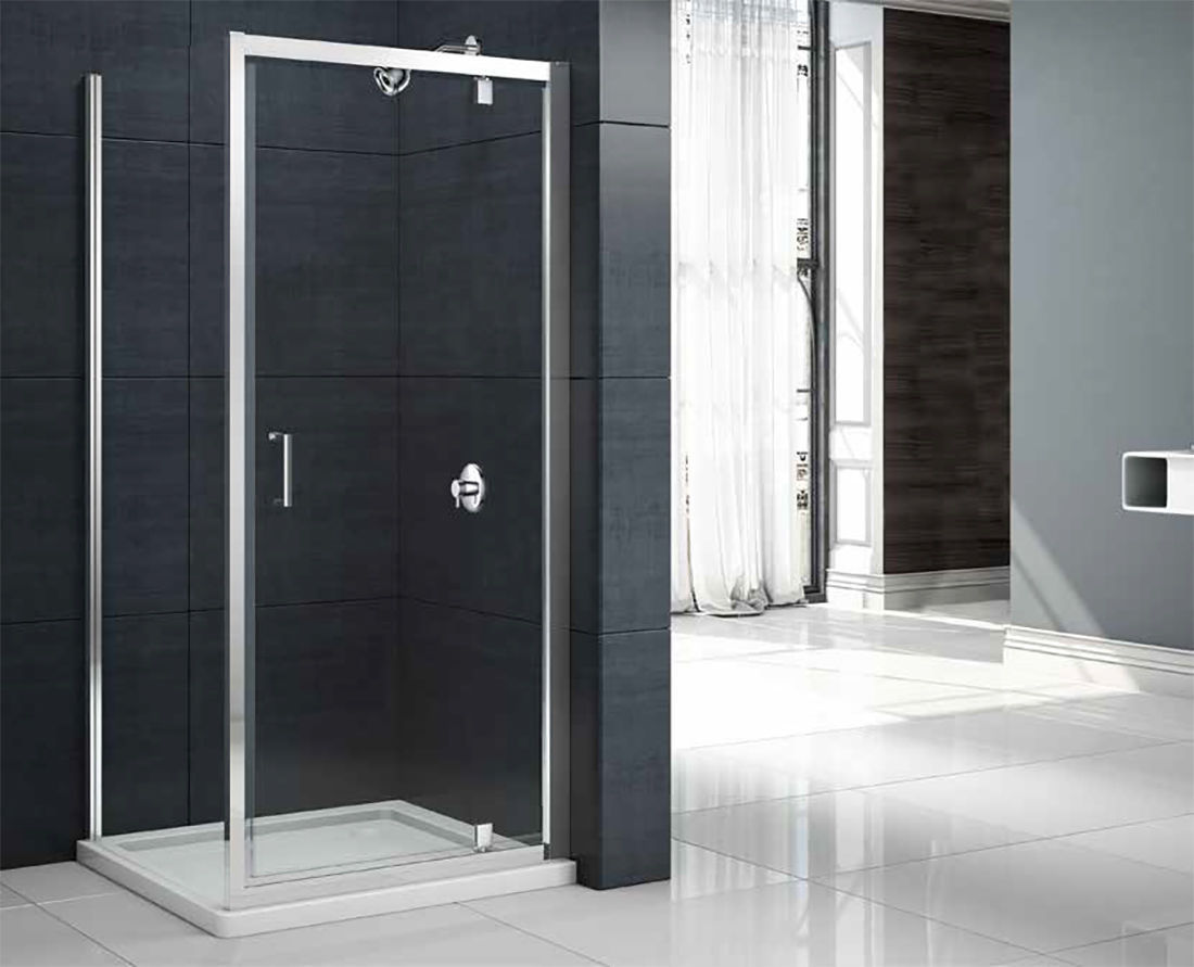 Merlyn Mbox Pivot Door Shower Enclosure 1000mm Easy Clean Glass