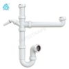 Kitchen Sink 1.5 Bowl Waste Trap Kit + Appliance Discharge Connector WTBNH01