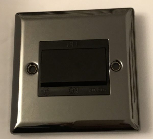 VOLEX IRIDIUM BLACK FAN ISOLATOR SWITCH     PART NO. DEC382