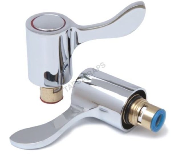 Basin Lever Tap Replacement Heads Handle Conversion Kit - HC Pair 1-4 Turn TCK3