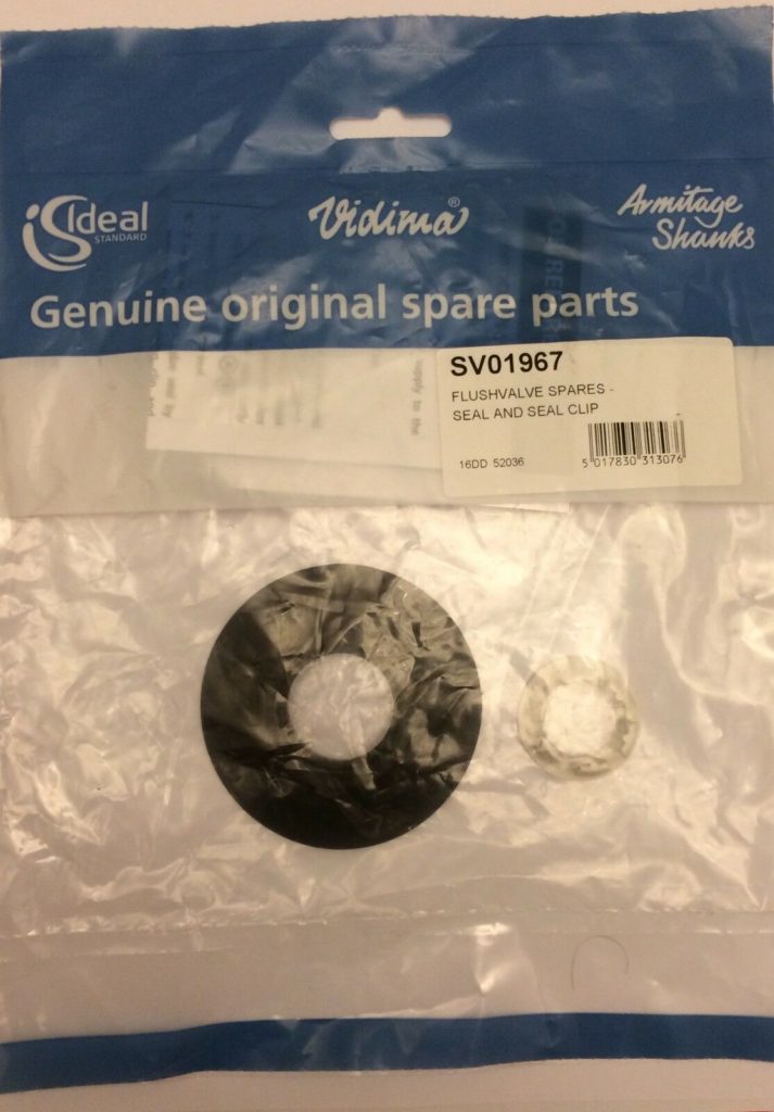 ARMITAGE SHANKS IDEAL STANDARD DUAL FLUSH VALVE DIAPHRAGM SEAL CLIP