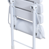 Wall Mounted Folding Shower Seat with Collapsible Legs in White (Max. 180kgs) - Image 2