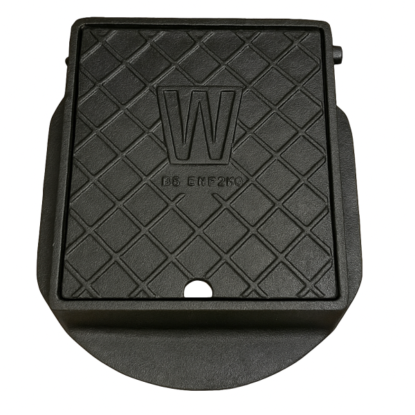 THOMAS DUDLEY CAST IRON STOP COCK STOPCOCK BOX WATER METER INSPECTION COVER 6" X 5"