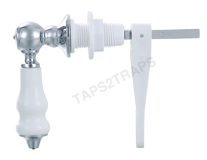Ceramic Victorian White Toilet Cistern Lever Flush Handle Traditional C/P   VC10