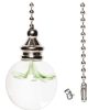 Taps2Traps® Flower Blossom Crystal Light Pull Pendant For Bathroom Light Switches Or Overhead Fans