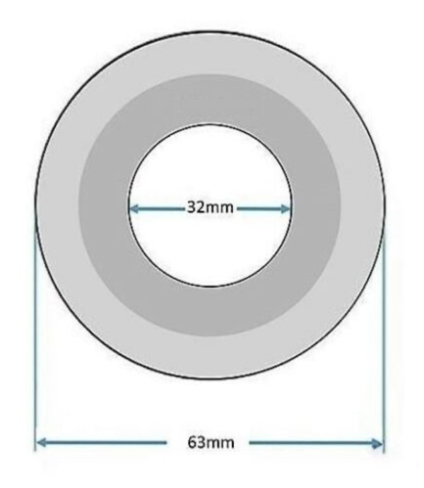 Clear Silicone Rubber Flush Valve seal Washer Fits Geberit Twico Valves - Image 3