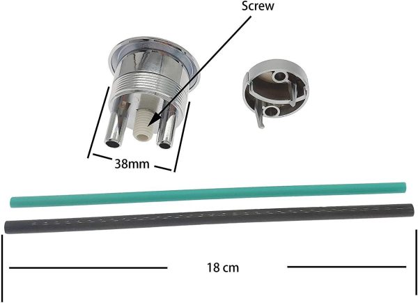 Geberit Twico Toilet dual flush valve replacement cistern outlet valve For Vitra and Ideal Standard - Image 3
