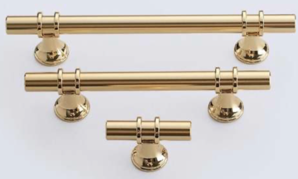 Brass Kitchen Cabinet Cupboard Door Drawer Bar Handle  50mm