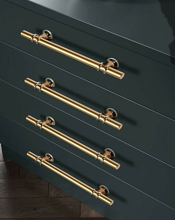 Brass Kitchen Cabinet Cupboard Door Drawer Bar Handle  50mm - Image 3