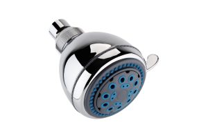 Chrome Plated Multi-Function 85mm (3.5") Apron Rose Shower Head + Swivel Joint