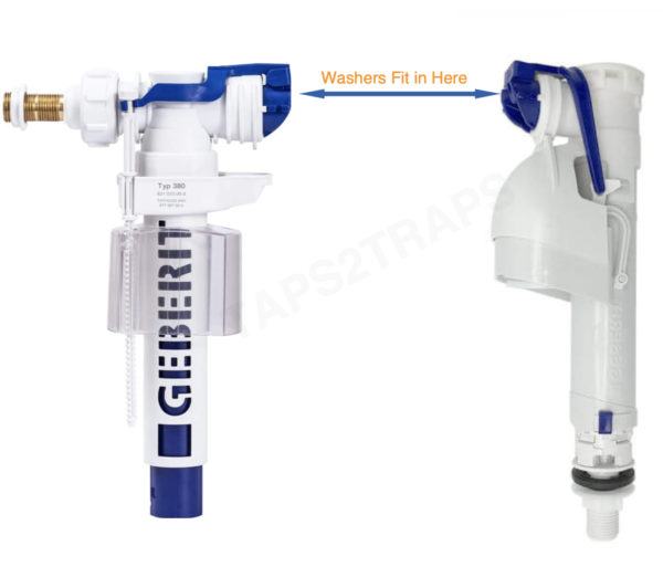Geberit Washer Replacement Diaphragm Rubber Cistern Inlet Flush Valve Seal 814.288/R17 - Image 2