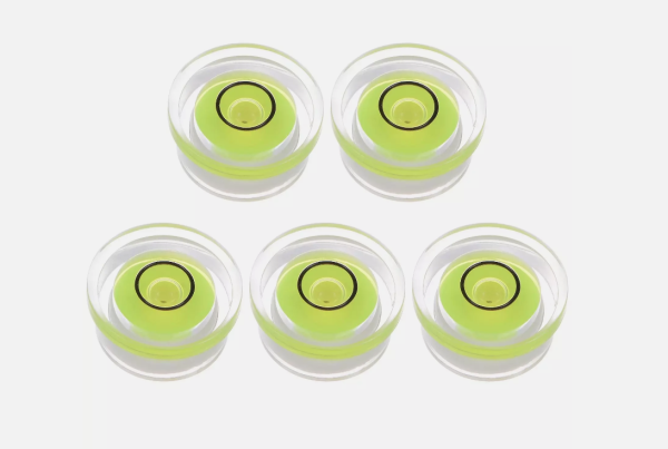 Pack of 5 Mini Round Bullseye Spirit Level Bubbles (12mm) - Image 3