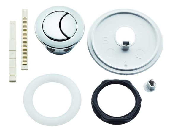 Armitage Shanks, Ideal Standard EV344AA Dual Flush Chrome Push Button - Image 2