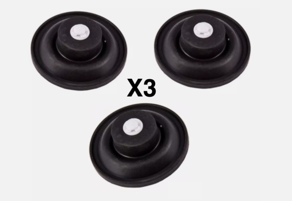 3x Diaphragm Washer For Armitage Shanks Ideal Standard Hushflow Univalve Inlet