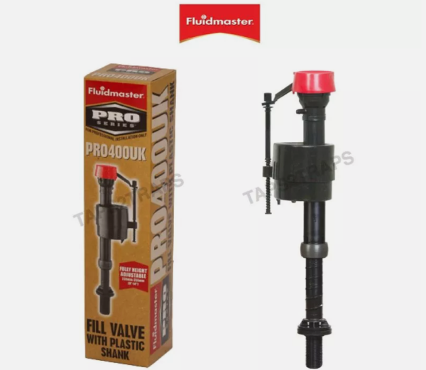 FLUIDMASTER PRO400UK 1/2" BSP UNIVERSAL BOTTOM ENTRY INLET VALVE - QUIET FILL - Image 2