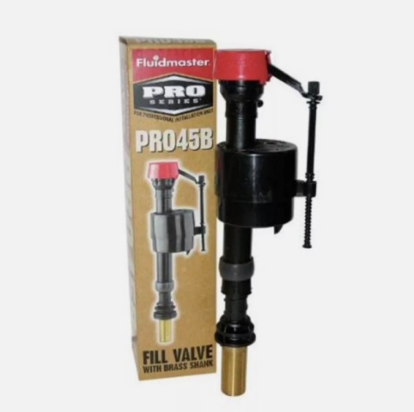 FLUIDMASTER PRO45B Quiet Fill Bottom Entry Inlet Valve – 1/2" BSP Brass Shank | Pro Series - Image 2