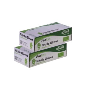 Box of 200 Nitrile Disposable Gloves Blue Latex & Powder-Free Medical Grade, Universal, DIY – Available in Medium/Large size.