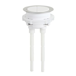 Luxury Heavy-Weight Chrome & Ceramic Universal Flush Button – Fits 38mm Cistern hole
