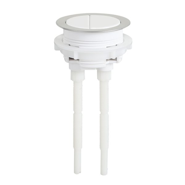 Luxury Heavy-Weight Chrome & Ceramic Universal Flush Button – Fits 38mm Cistern hole