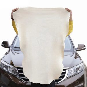 Genuine Large Chamois (Shammy) Leather Car Drying Towel Absorbent Washing Cleaning – 30cm x 20cm