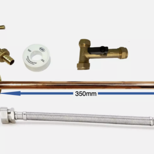 Professional THROUGH WALL Outside Garden Tap kit With Check Valve Water Regs