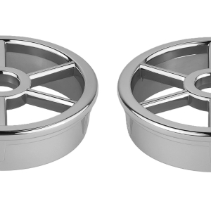 2 X CHROME SHOWER WASTE GRID COVER STWGR-CP STW3 STW4 FOR MCALPINE TRAPS – 45mm