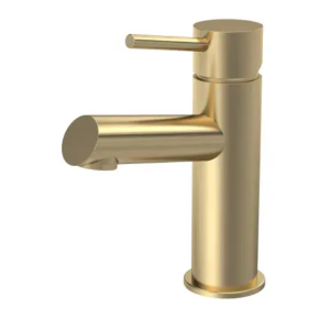 Velora Mono Basin Mixer Tap Single Lever With Clicker Waste – Brushed Brass PSTE805
