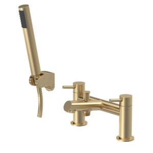 Velora Bath Shower Mixer With Handset – Brushed Brass PSTE804