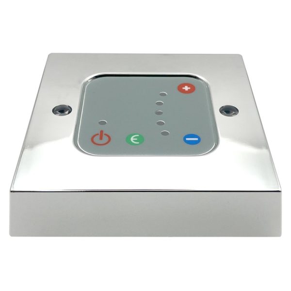 Thermostatic Heating Element Wall Controller For Towel Rails/Radiators – Chrome - Image 2