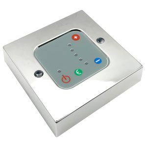 Thermostatic Heating Element Wall Controller For Towel Rails/Radiators – Chrome