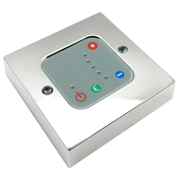 Thermostatic Heating Element Wall Controller For Towel Rails/Radiators – Chrome