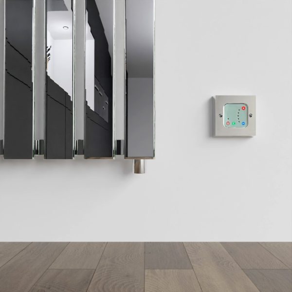 Thermostatic Heating Element Wall Controller For Towel Rails/Radiators – Chrome - Image 3